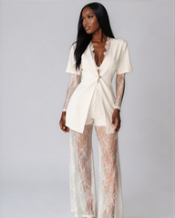 Elysia Lace Pants Set