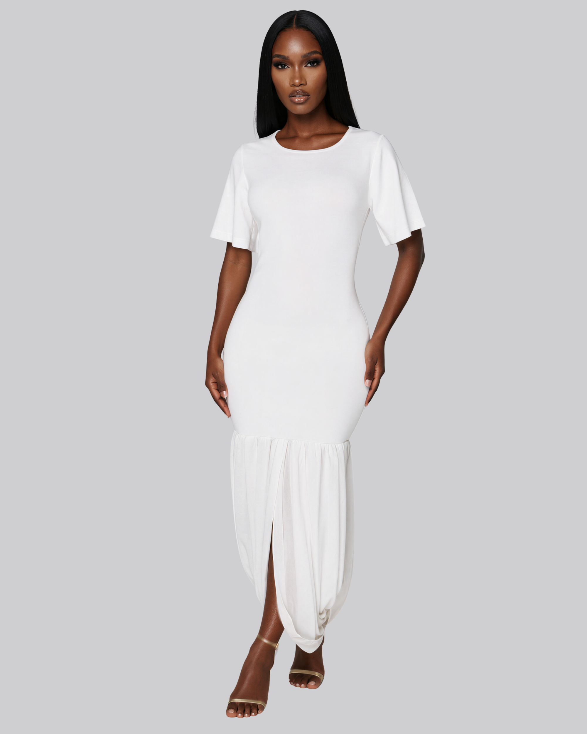 Liora Draped Dress