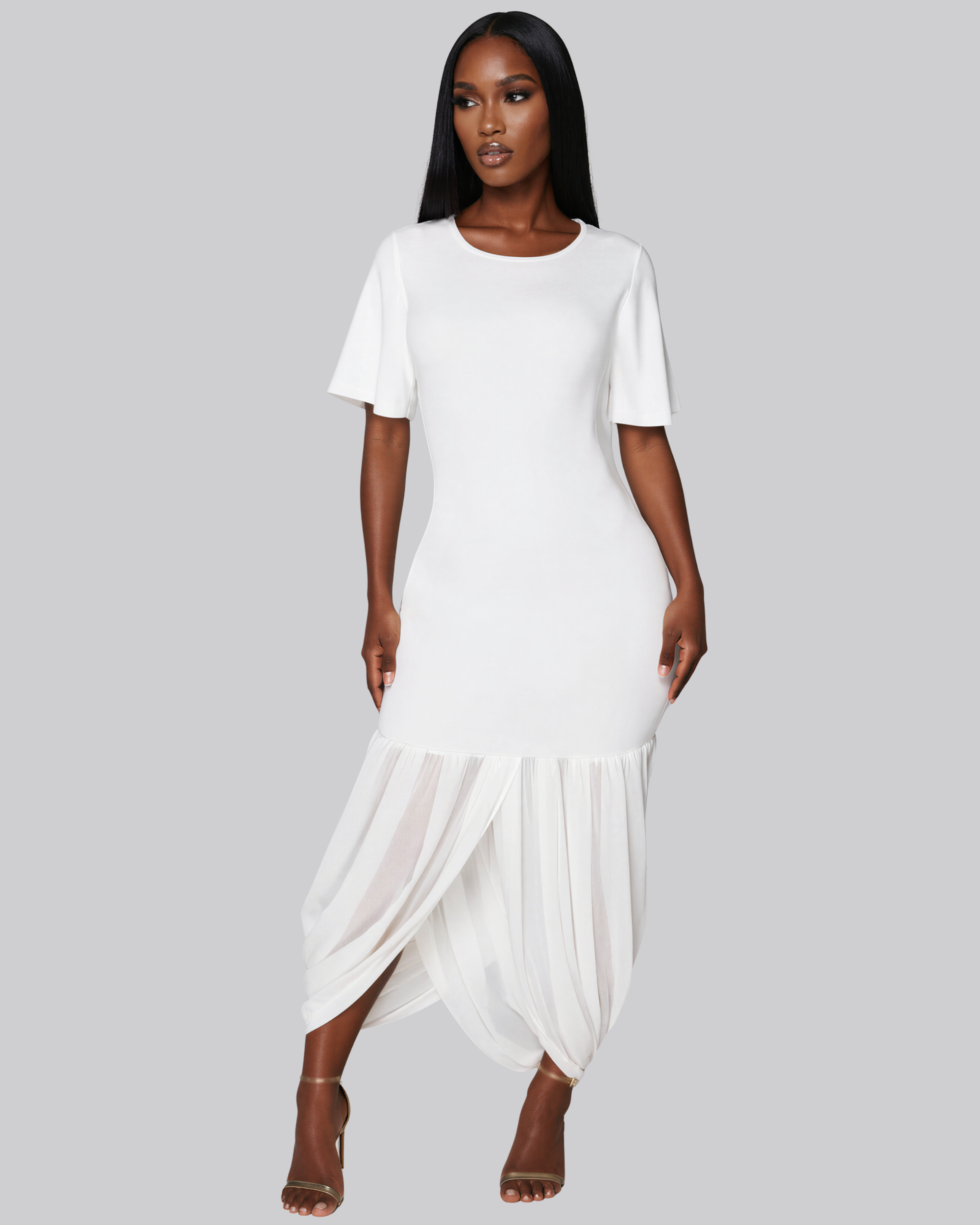 Liora Draped Dress