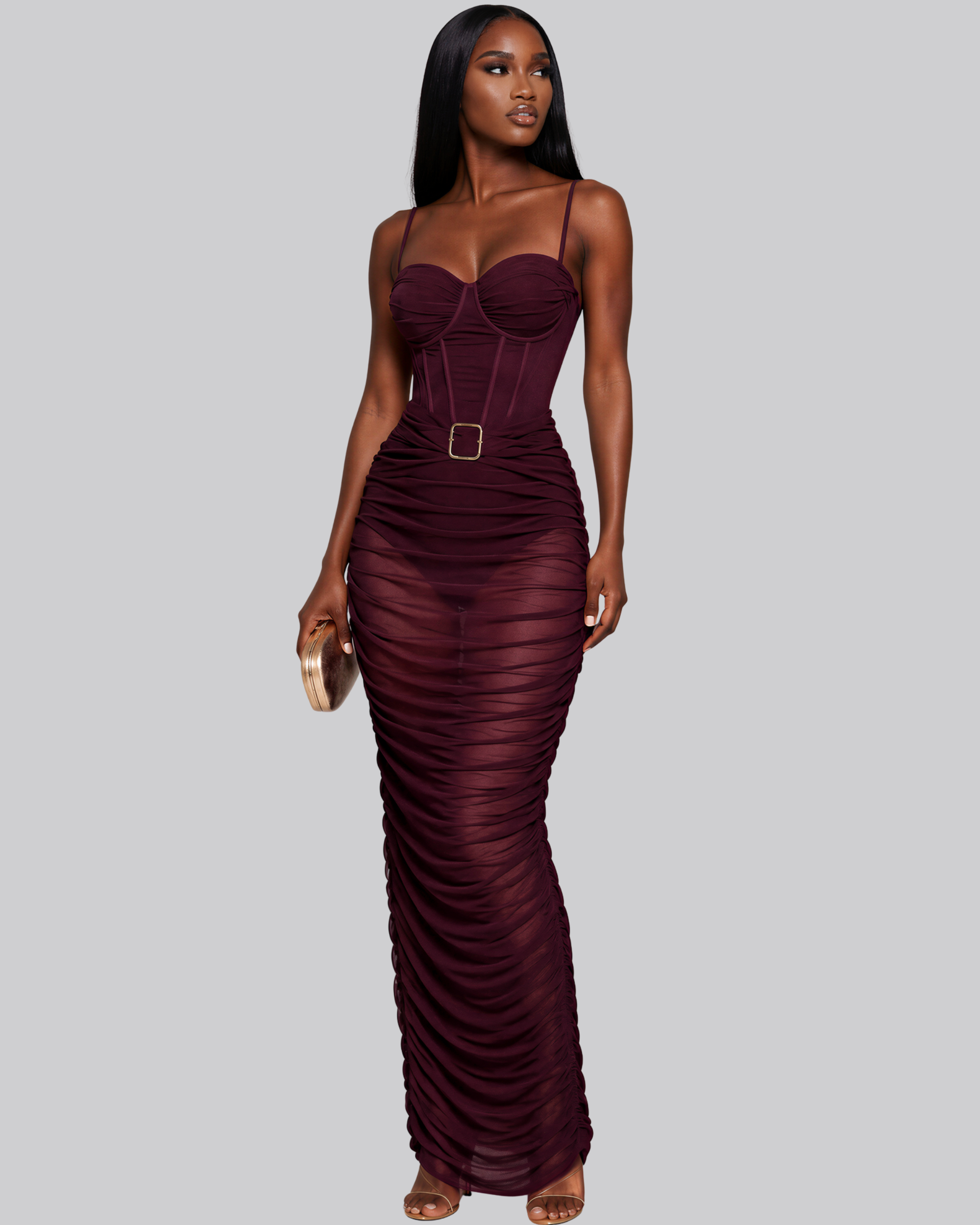 Bordeaux Sassy Dress