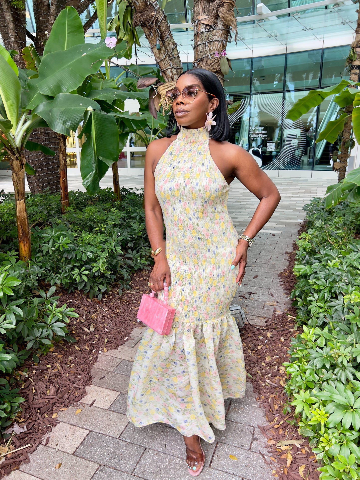 Sophina Floral Smocked Maxi Dress
