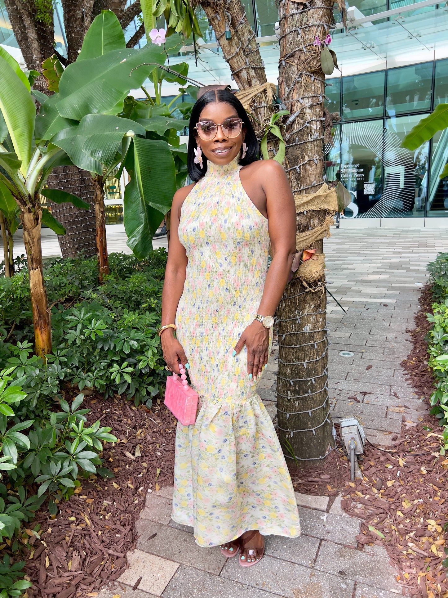 Sophina Floral Smocked Maxi Dress
