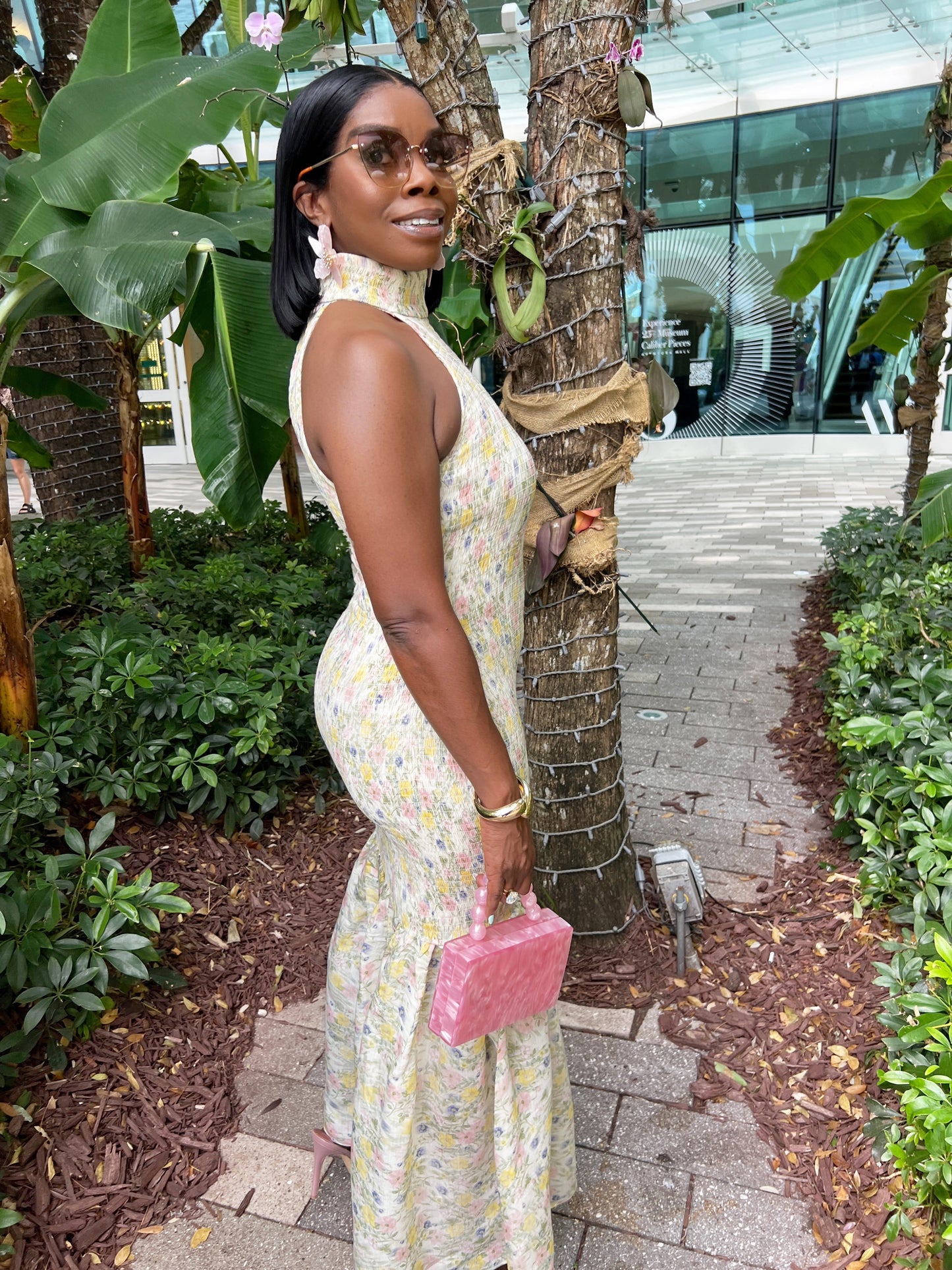 Sophina Floral Smocked Maxi Dress