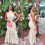 Sophina Floral Smocked Maxi Dress