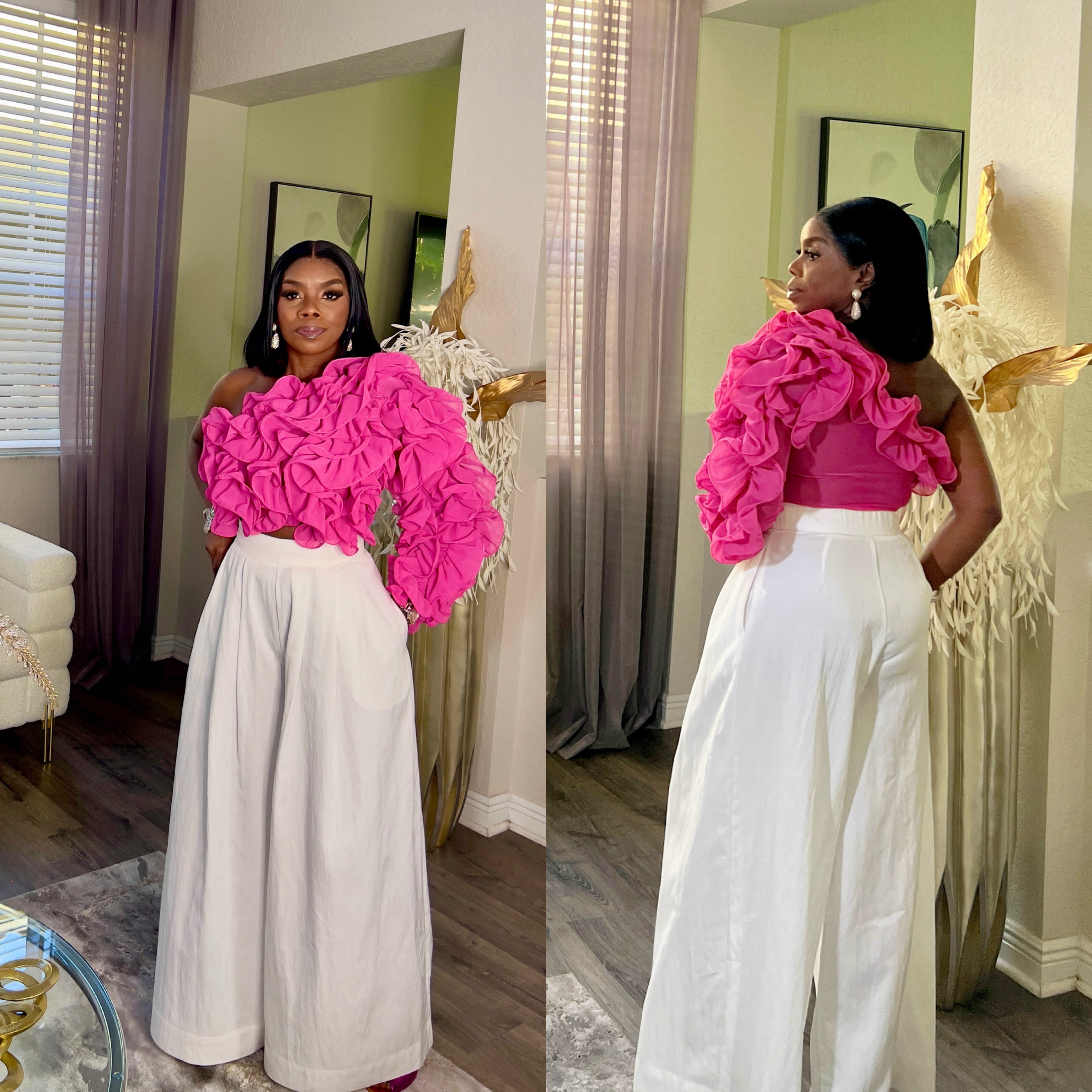 Opulence Ruffle Top