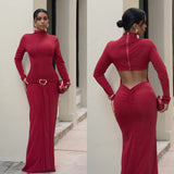 Sade Backless Maxi Gown