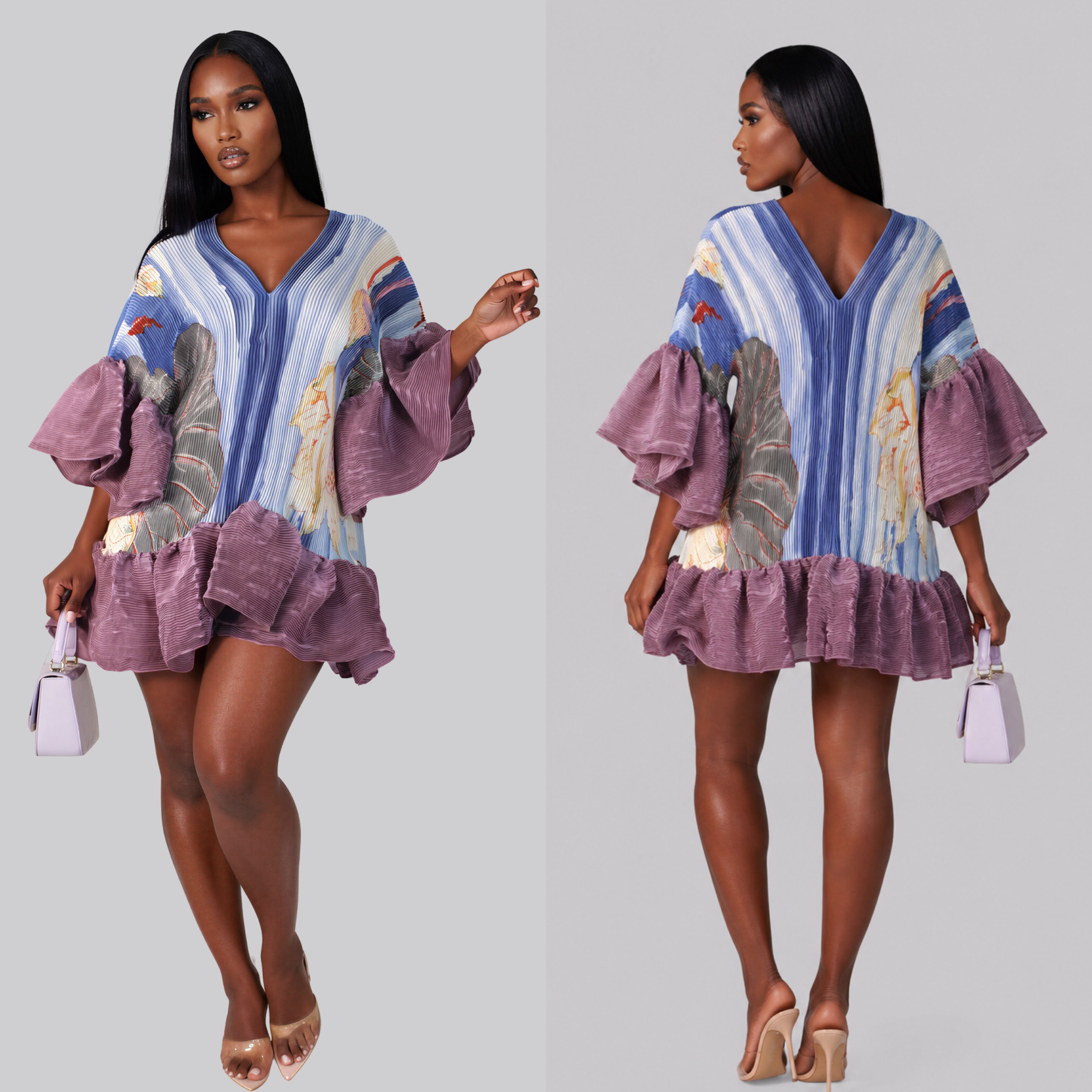 Azura Mini Ruffle Dress
