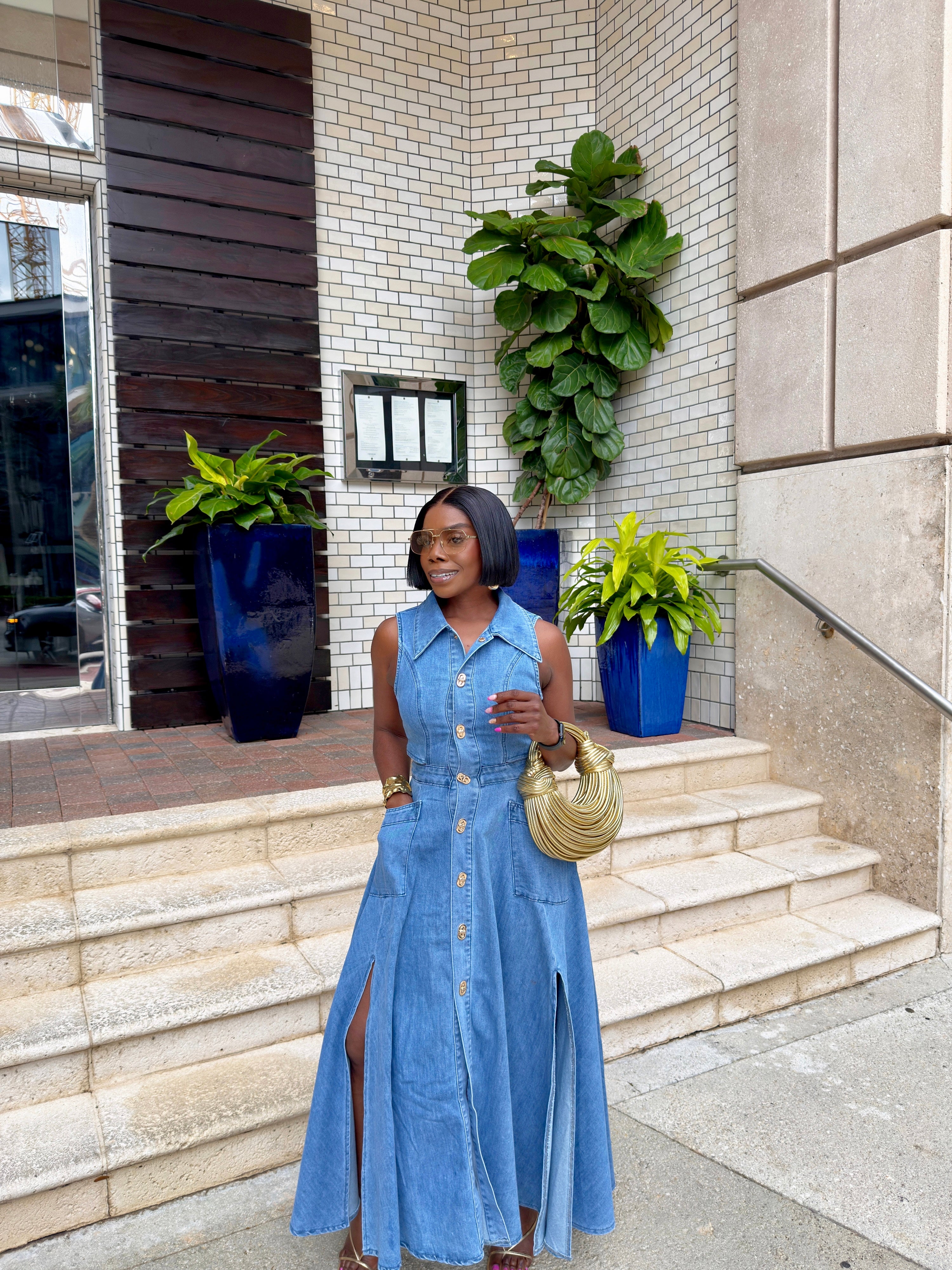Kayley Denim Dress