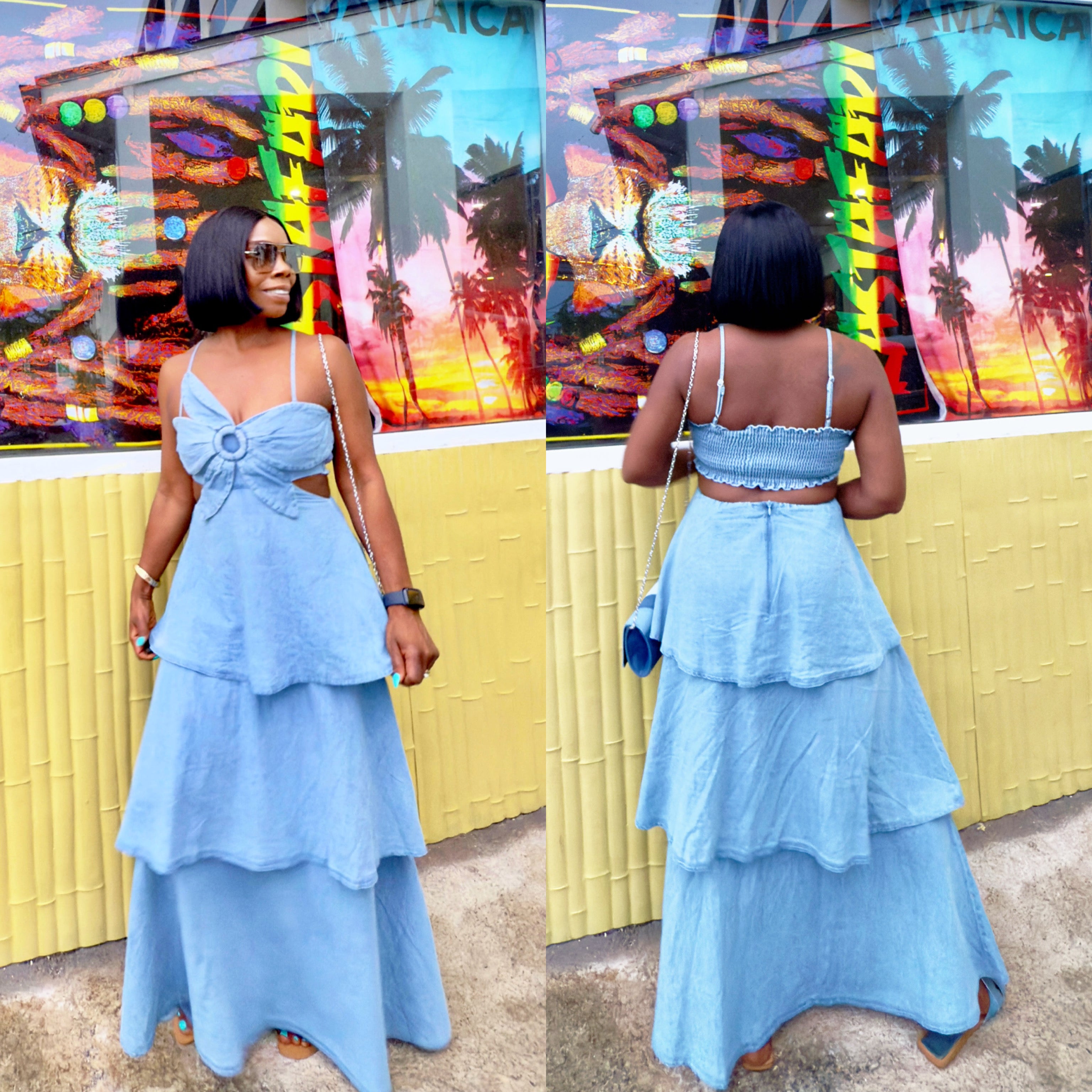Silesha Denim Dress