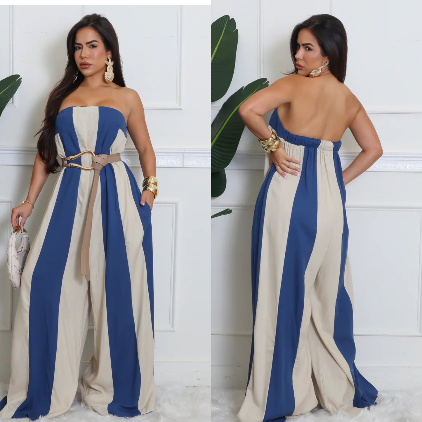 Milan Strapless Jumpsuit