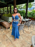 Genie Denim Skirt Set