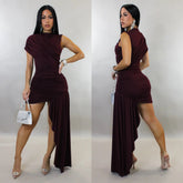 Sharelle Asymmetrical Mini Dress