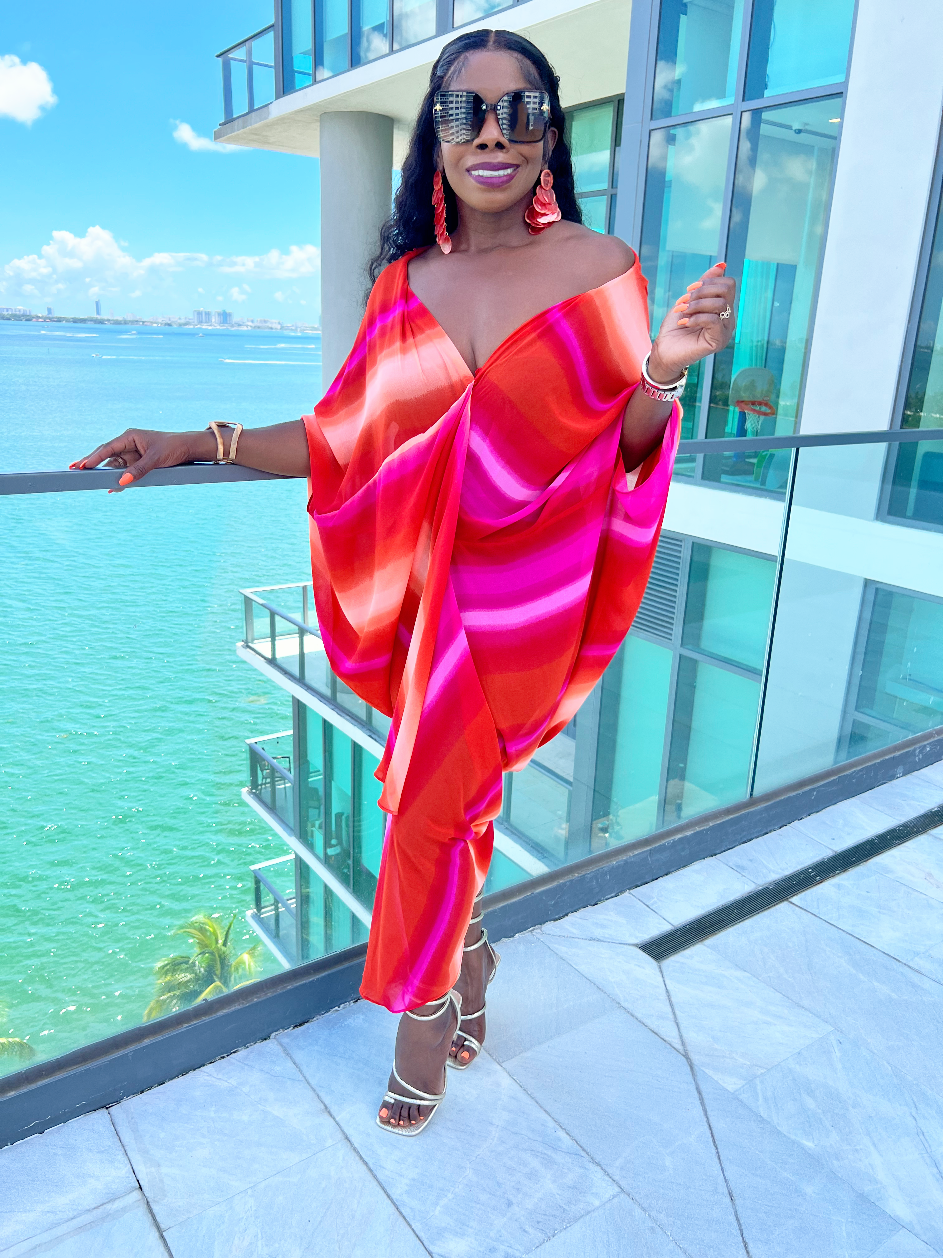 Elena Kimono Style Dress