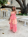 Sunset Tierred Maxi Dress