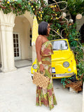 Tropical Palm Maxi Dress