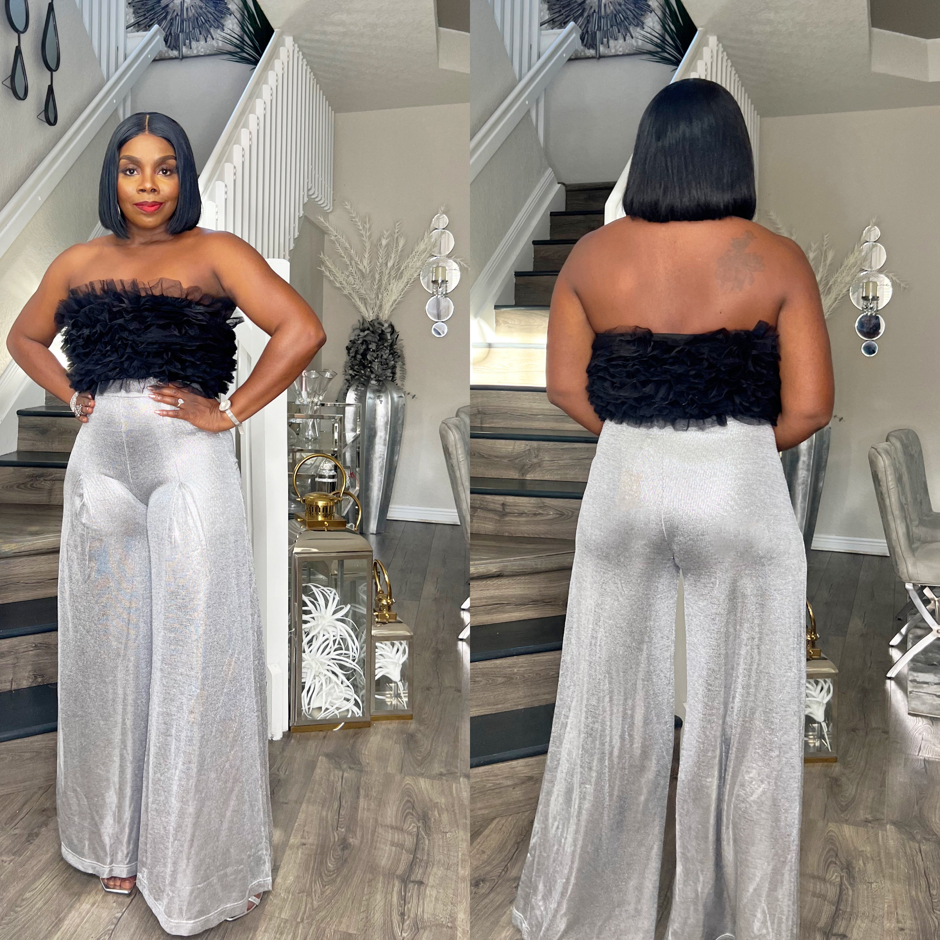 Adella Metallic Pants