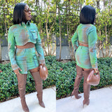 Avery Denim Skirt Set