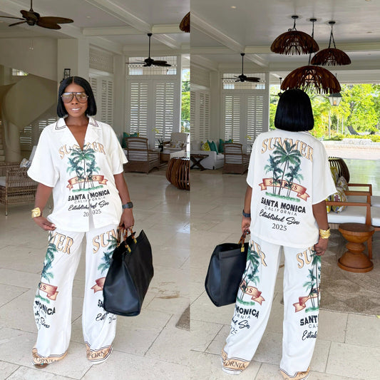 Santa Monica Lounge Set – Coastal Chic Loungewear