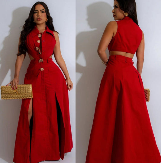 Kaia Red Dress: Bold Elegance for the Modern Woman