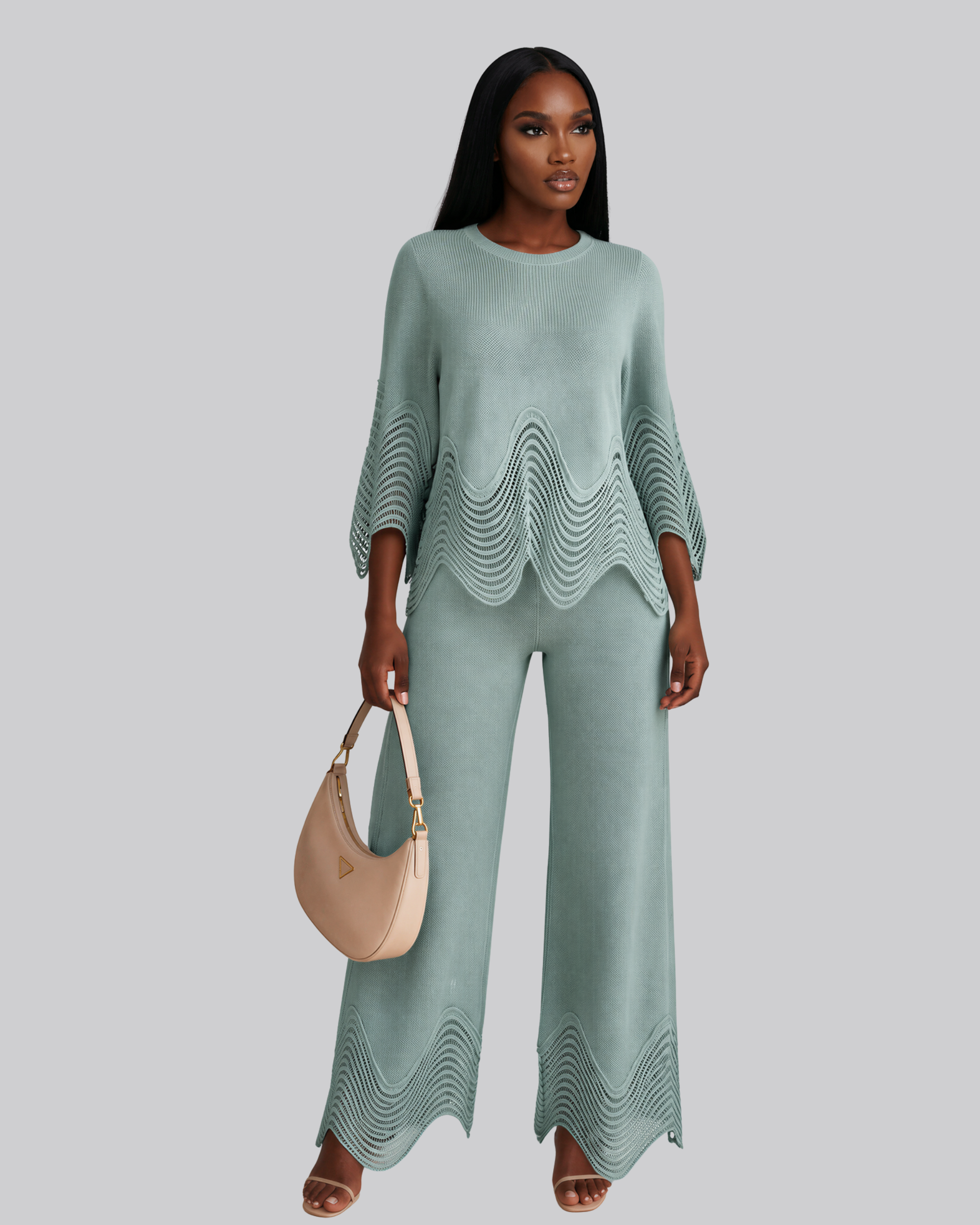 Veya Knit Pants Set
