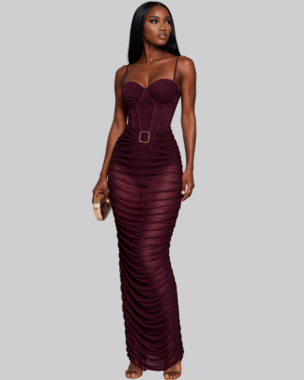 Bordeaux Sassy Dress