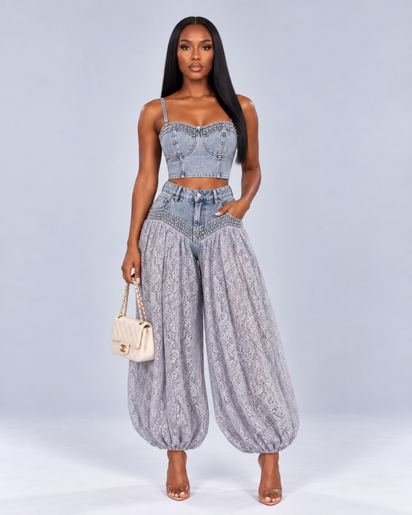 Zayla Denim Set