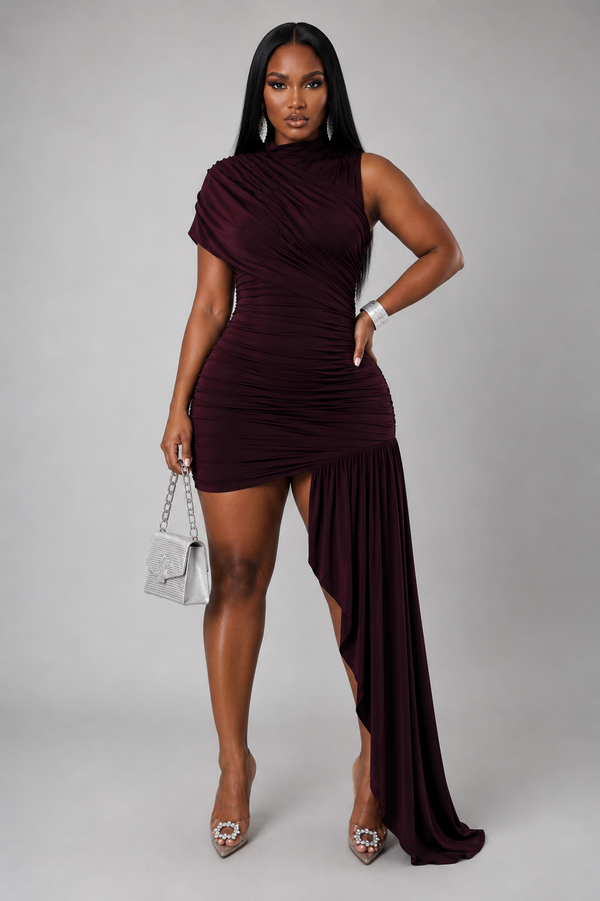 Sharelle Asymmetrical Mini Dress