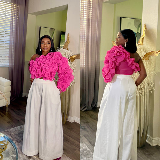 Opulence Ruffle Top