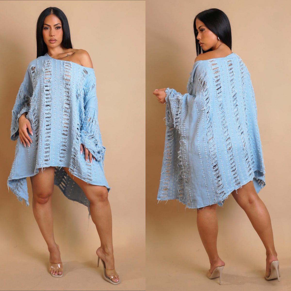 Serita Denim Tunic Dress