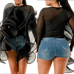 Encore Ruffle Top