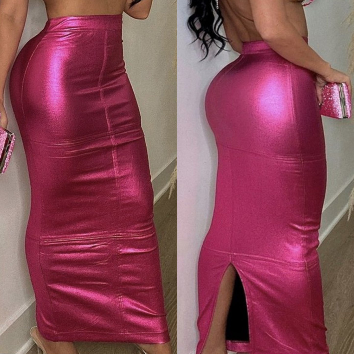 Mila Metallic Skirt