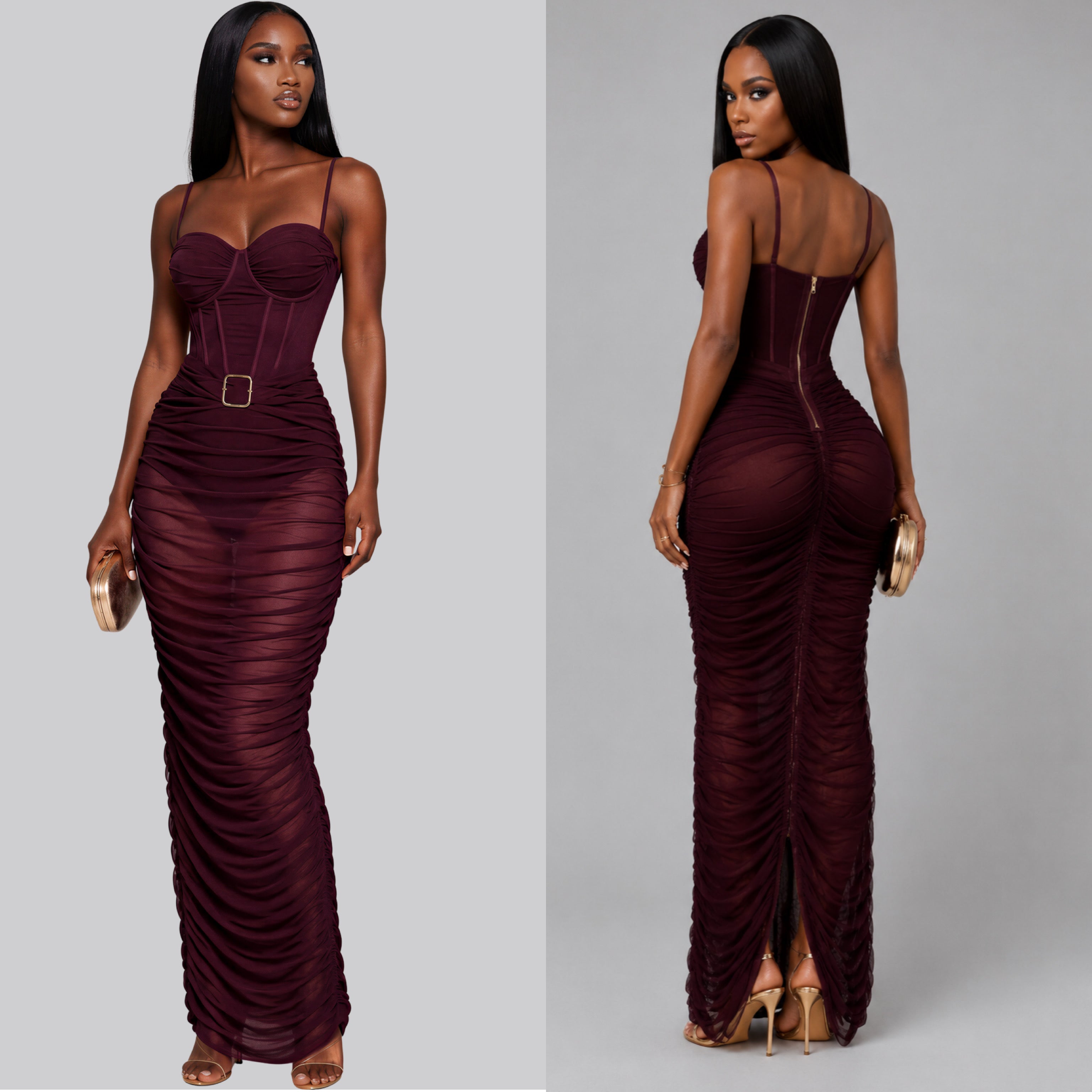 Bordeaux Sassy Dress