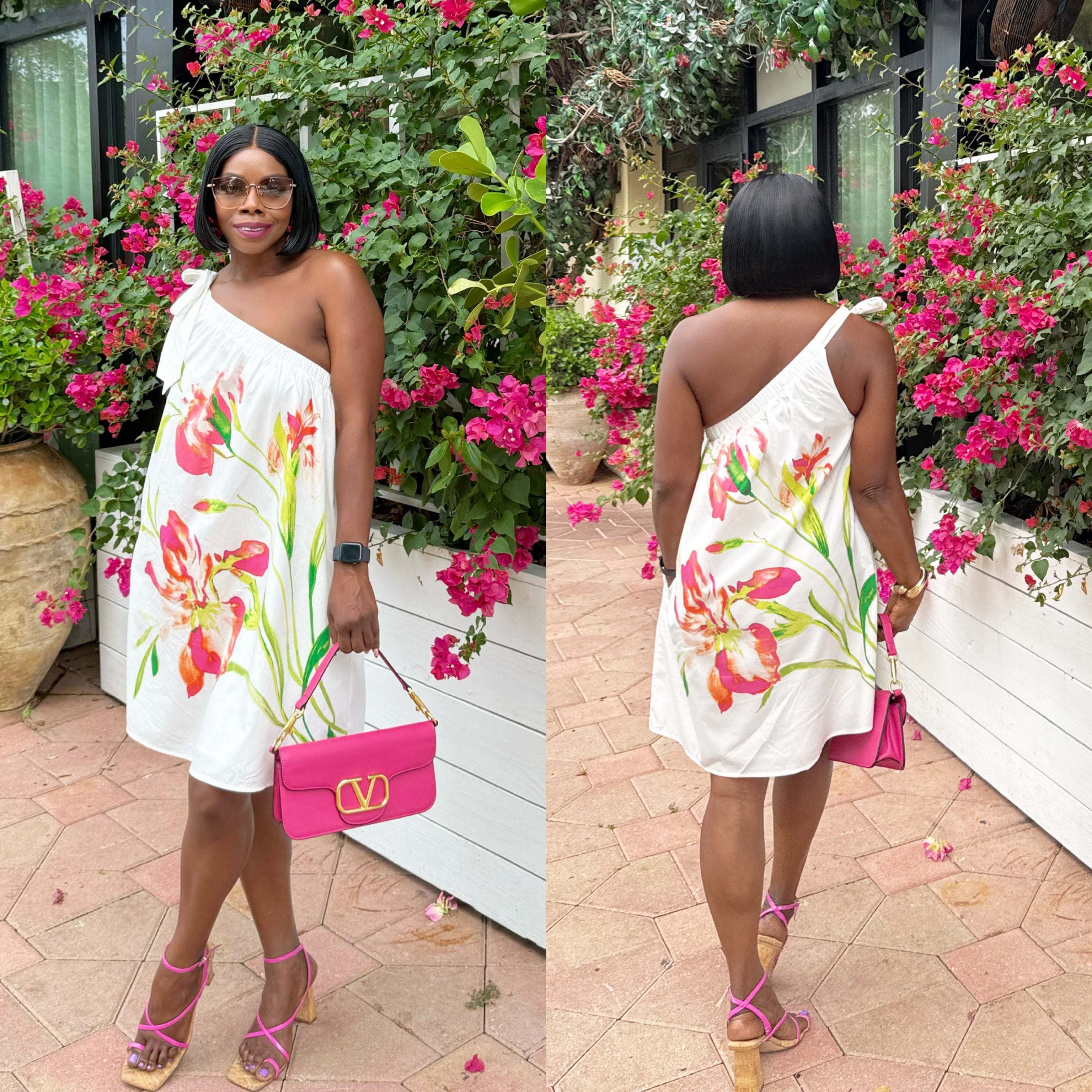 Mariposa One Shoulder Dress