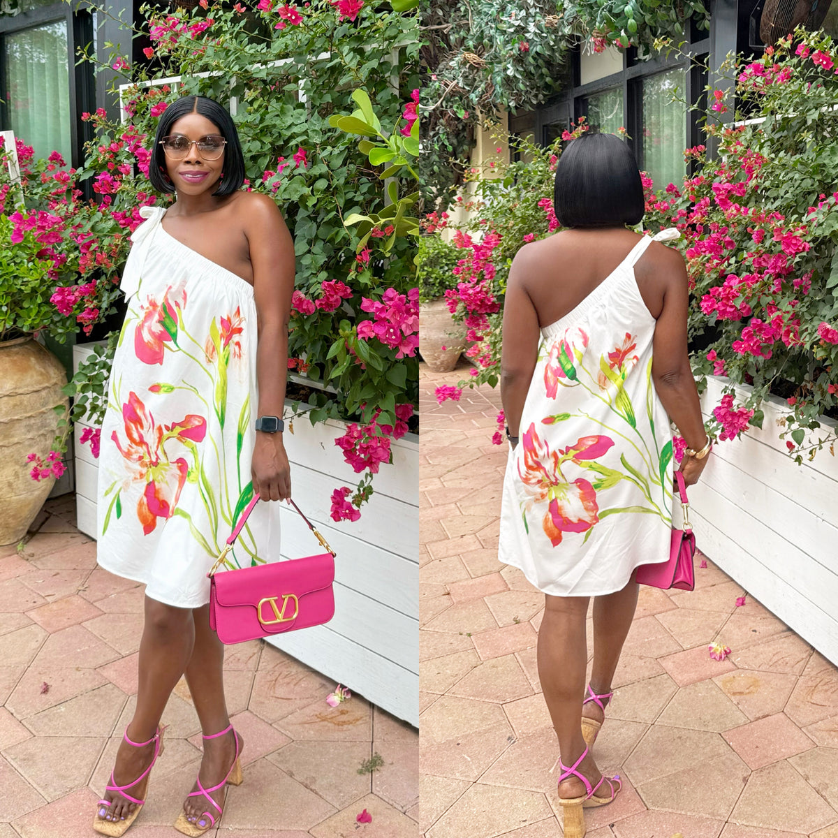 Mariposa One Shoulder Dress