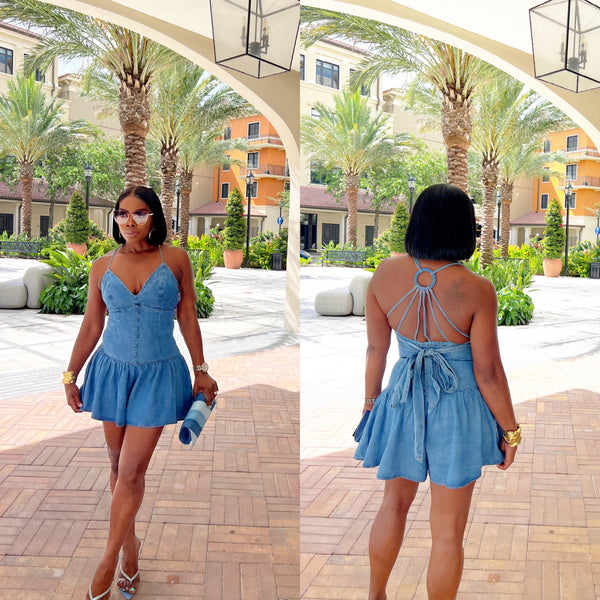 Chantel Denim Romper