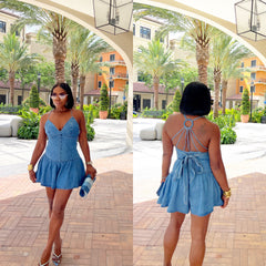 Chantel Denim Romper