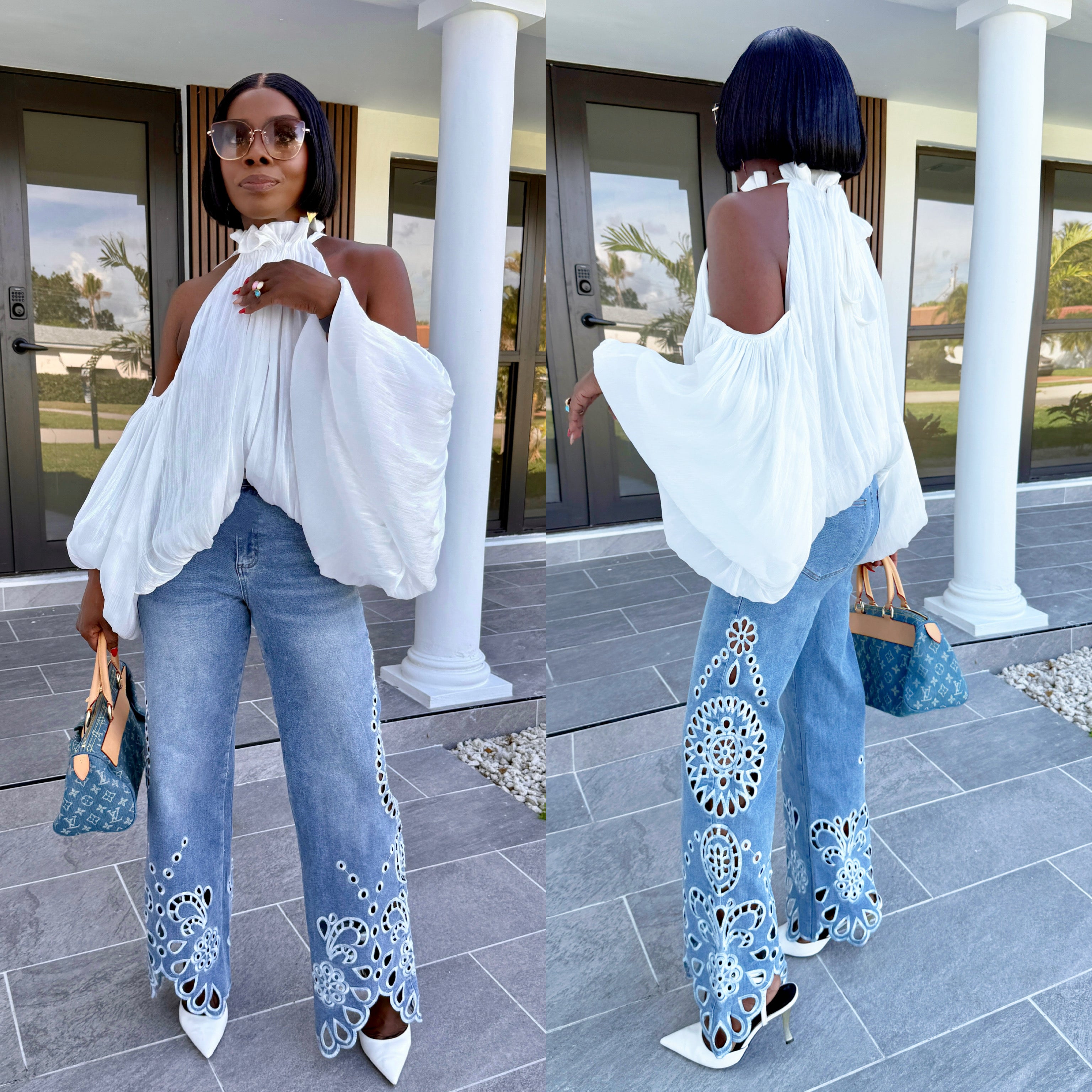 Jaline Denim Pants