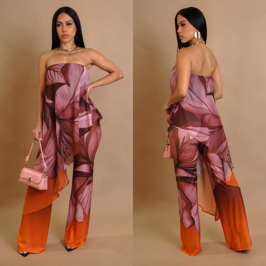 Sunset Bloom Jumpsuit