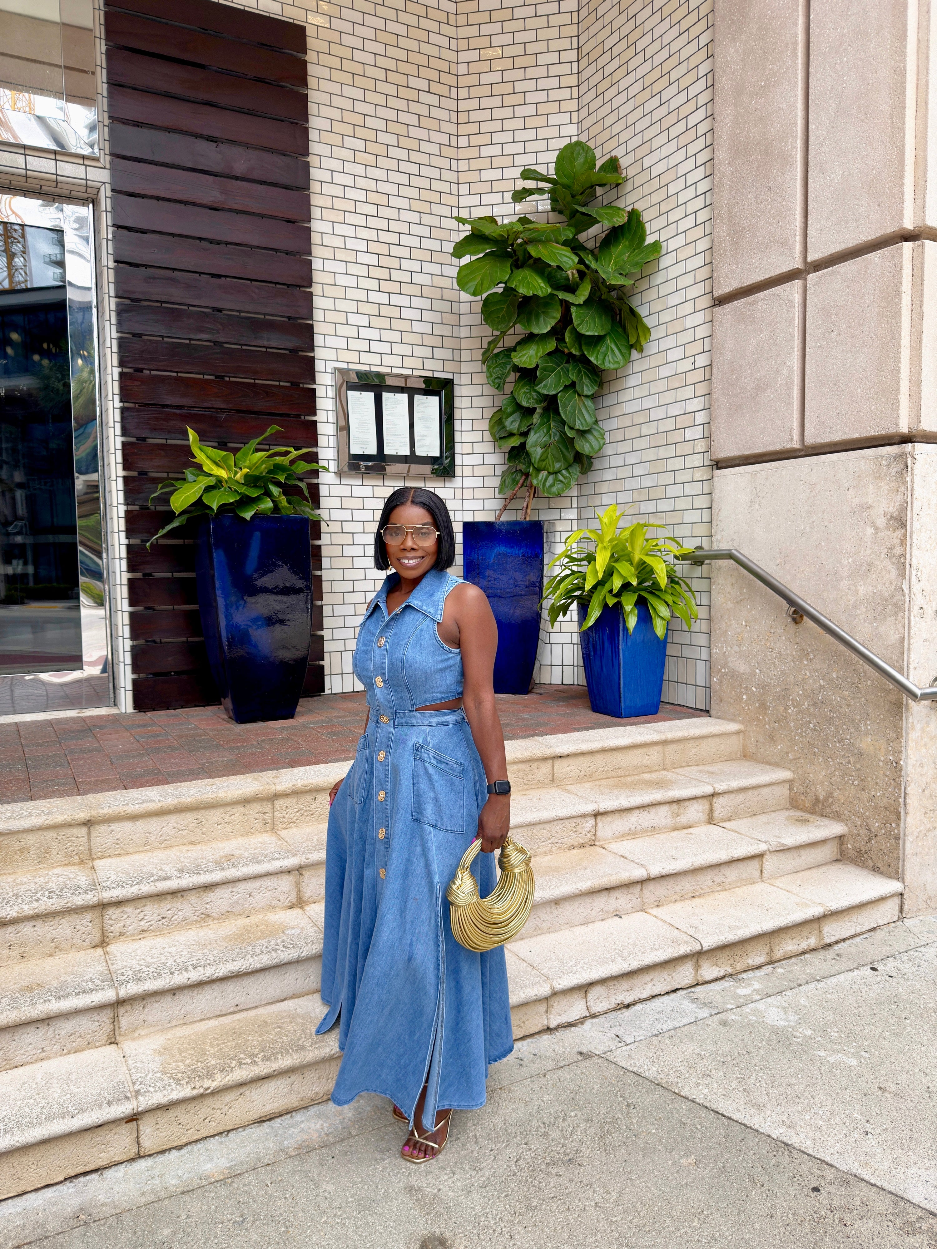 Kayley Denim Dress