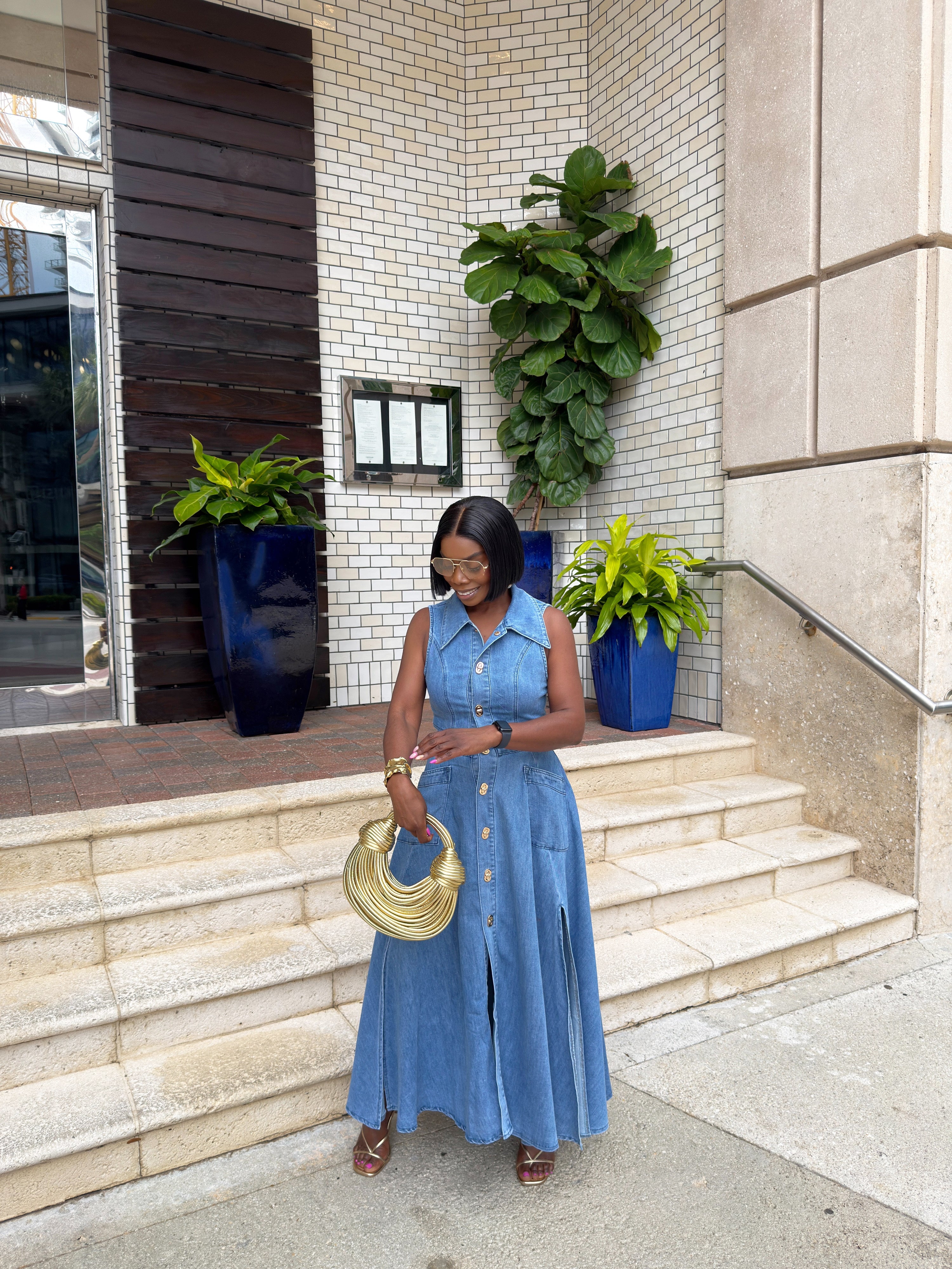 Kayley Denim Dress