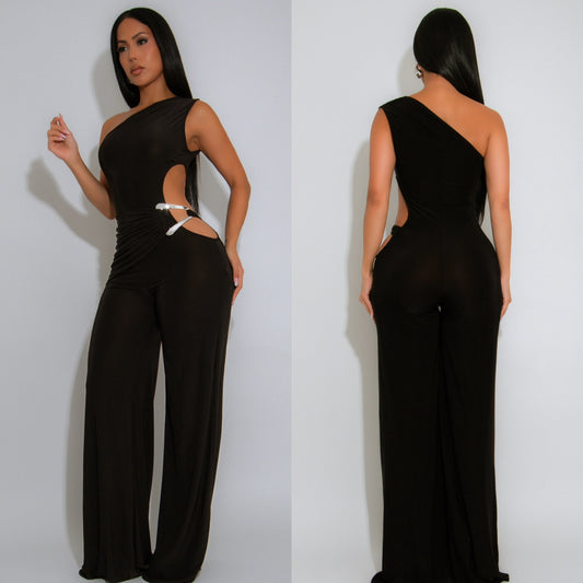 Noir Desire Black Jumpsuit