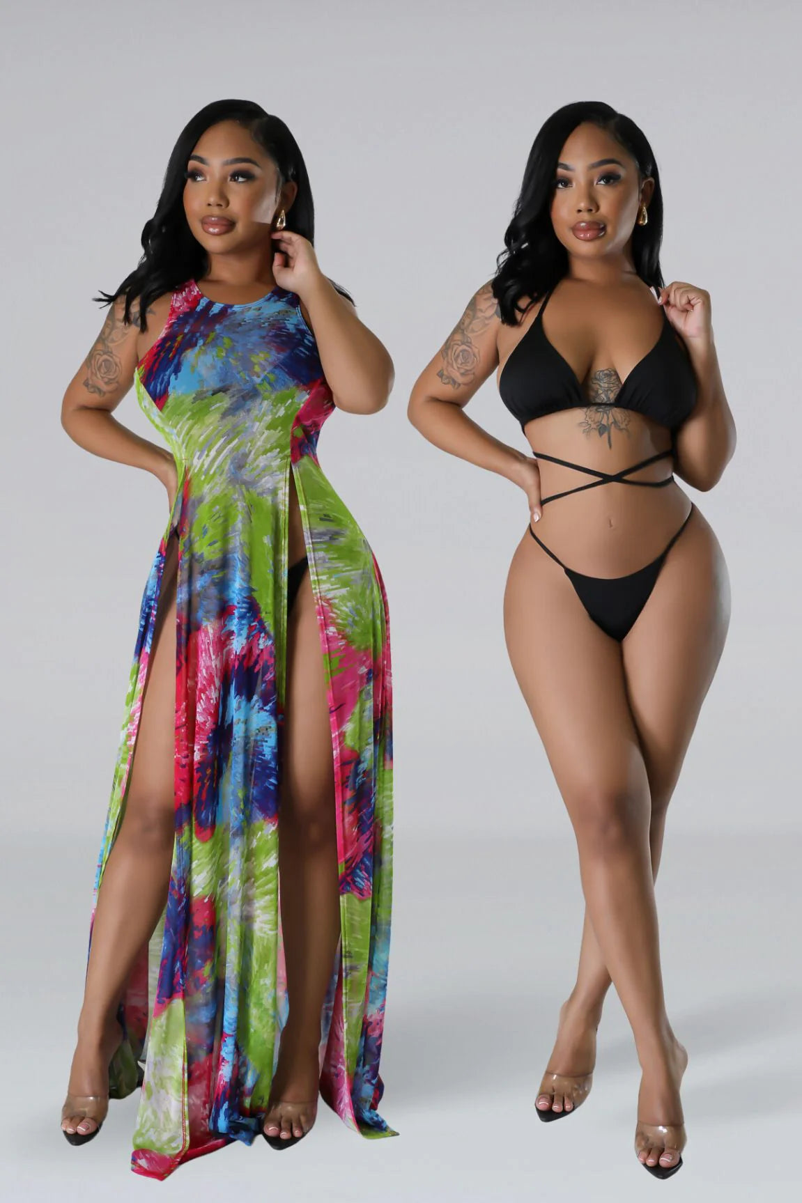 Jerelle 3 Piece  Coverup Dress