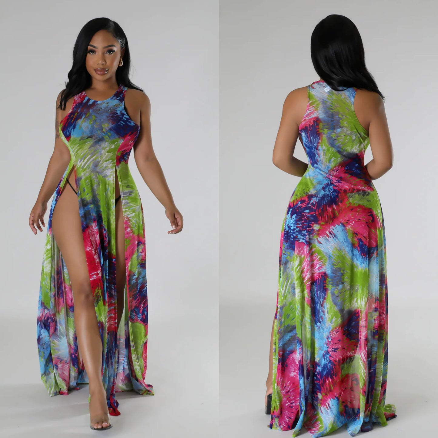 Jerelle 3 Piece  Coverup Dress