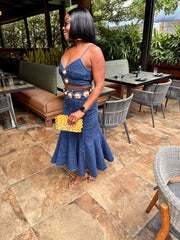 Genie Denim Skirt Set