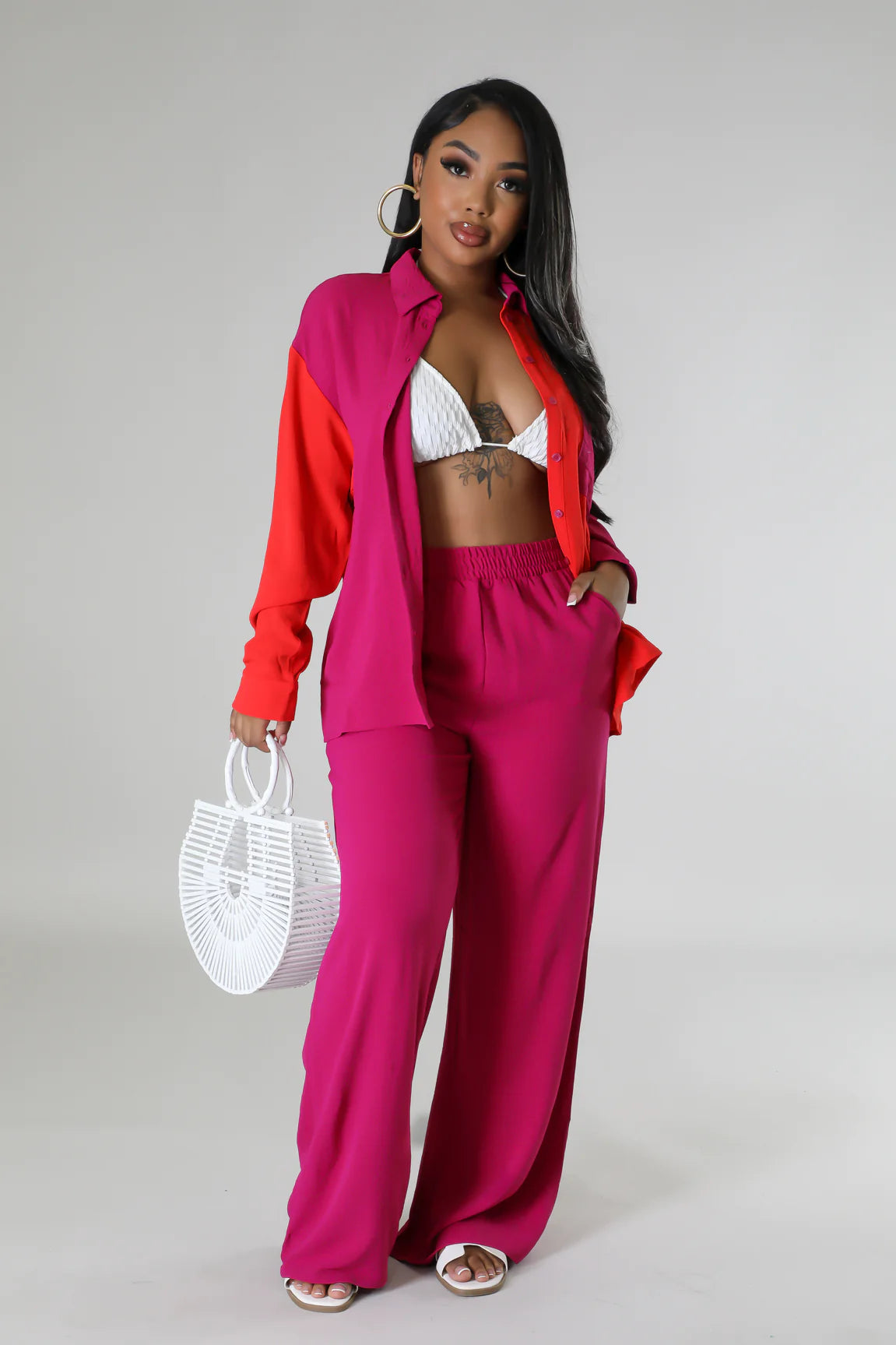 Shamere Pants Set