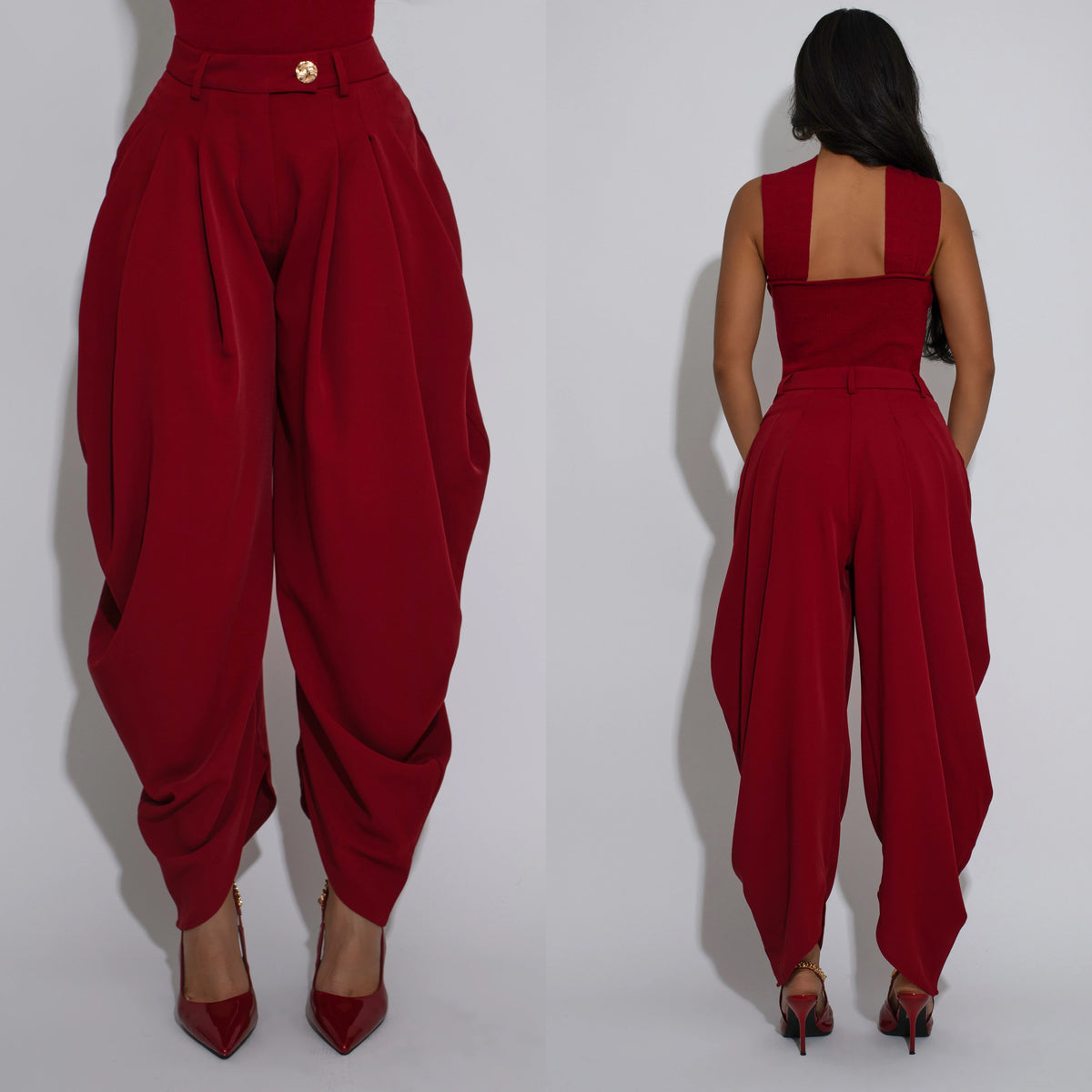 Sherena Sculpted Drape Pants