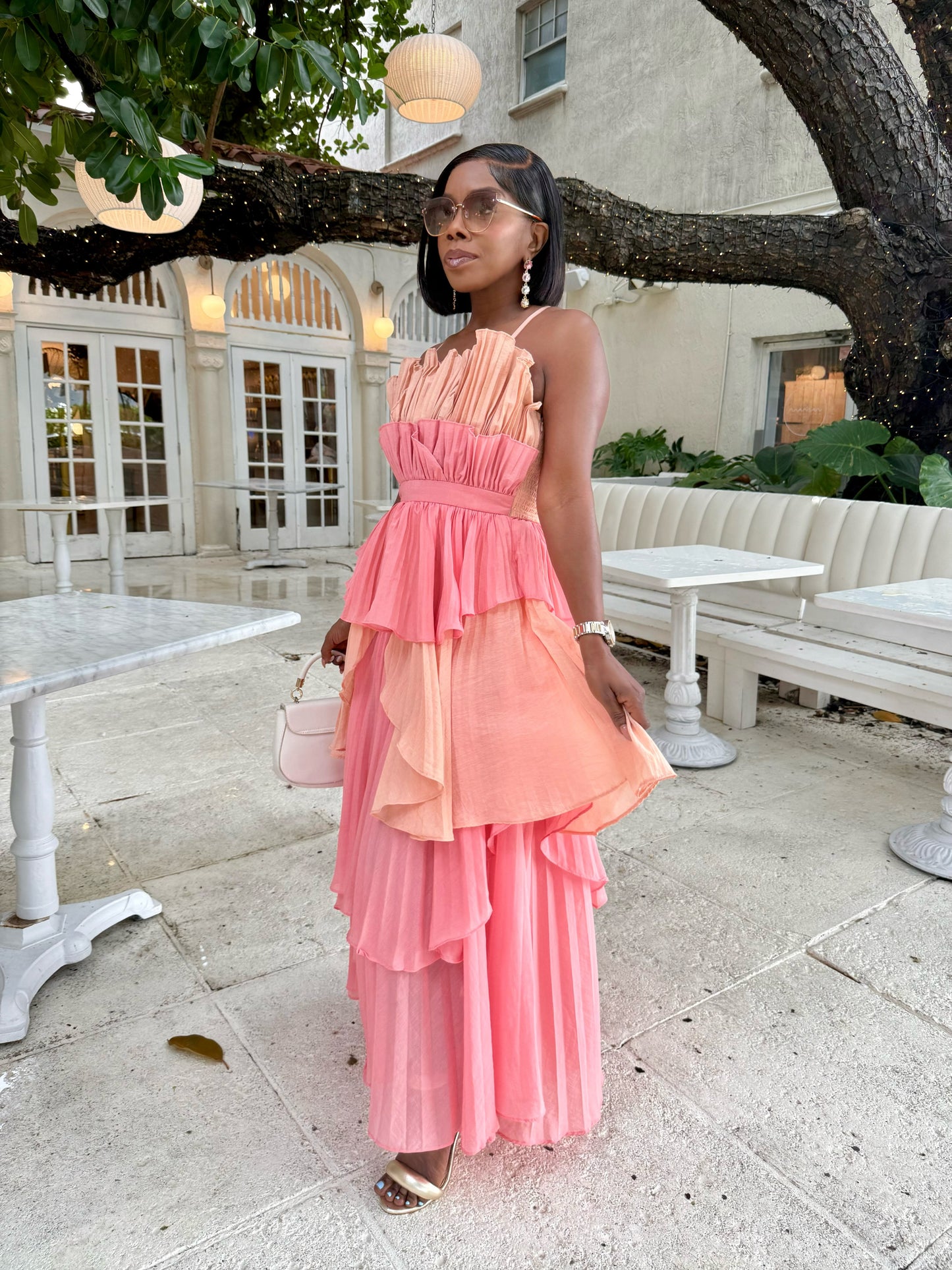 Sunset Tierred Maxi Dress
