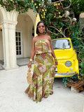 Tropical Palm Maxi Dress