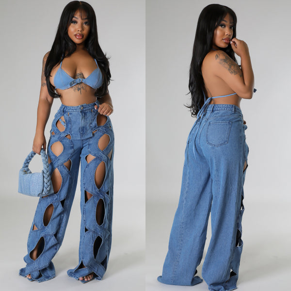 Alexia Denim Pants