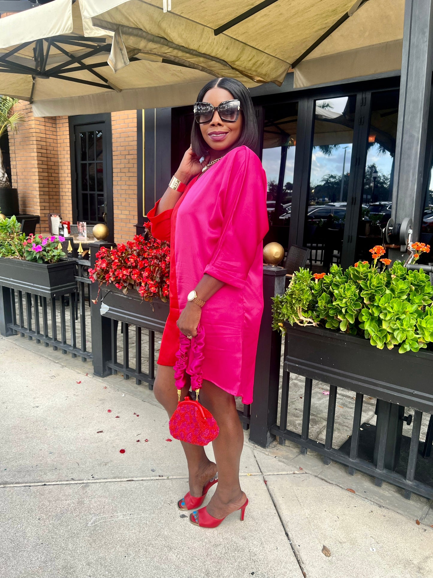 Ally Color Block Dress